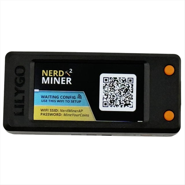Nerdminer V2 BTC Solo Lotería Minero 78kh/S con Pantalla LCD BTC Minero ASIC Minería Bitcoin Minero Silencioso