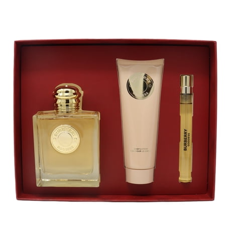 Goddess 3.3 Eau De Parfum Spray by Burberry Gift Set for Women