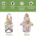 thumbnail image 6 of Salouo Skull and Flowers Pattern Small Dog Hoodie Sweatshirts Dog Clothes Coat Clothing Puppy Sweater Outfit Pullover Pet Winter Coat Sweater Outfit-X-Small, 6 of 7