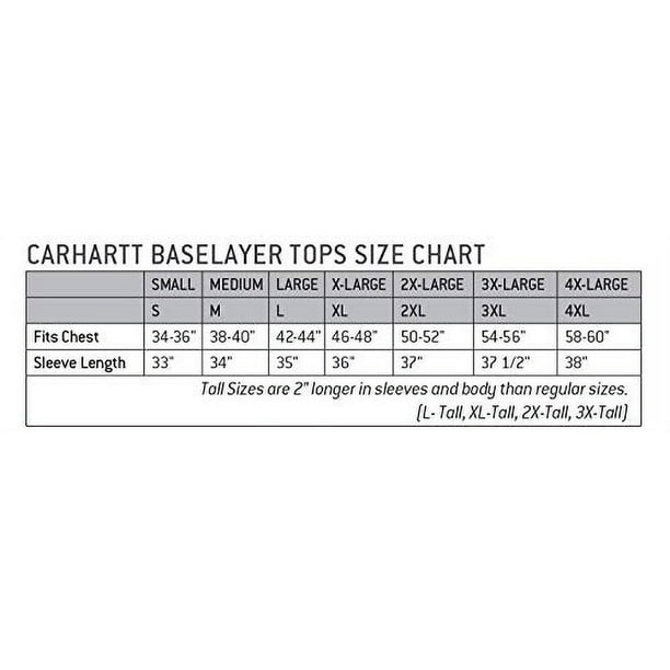 Carhartt Men's Force Heavyweight Thermal Base Layer Long Sleeve