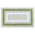 thumbnail image 5 of Saffron Fabs  Cotton Bath Rug Size 50x30 Reversible Machine Washable Beige/Chocolate, 5 of 5