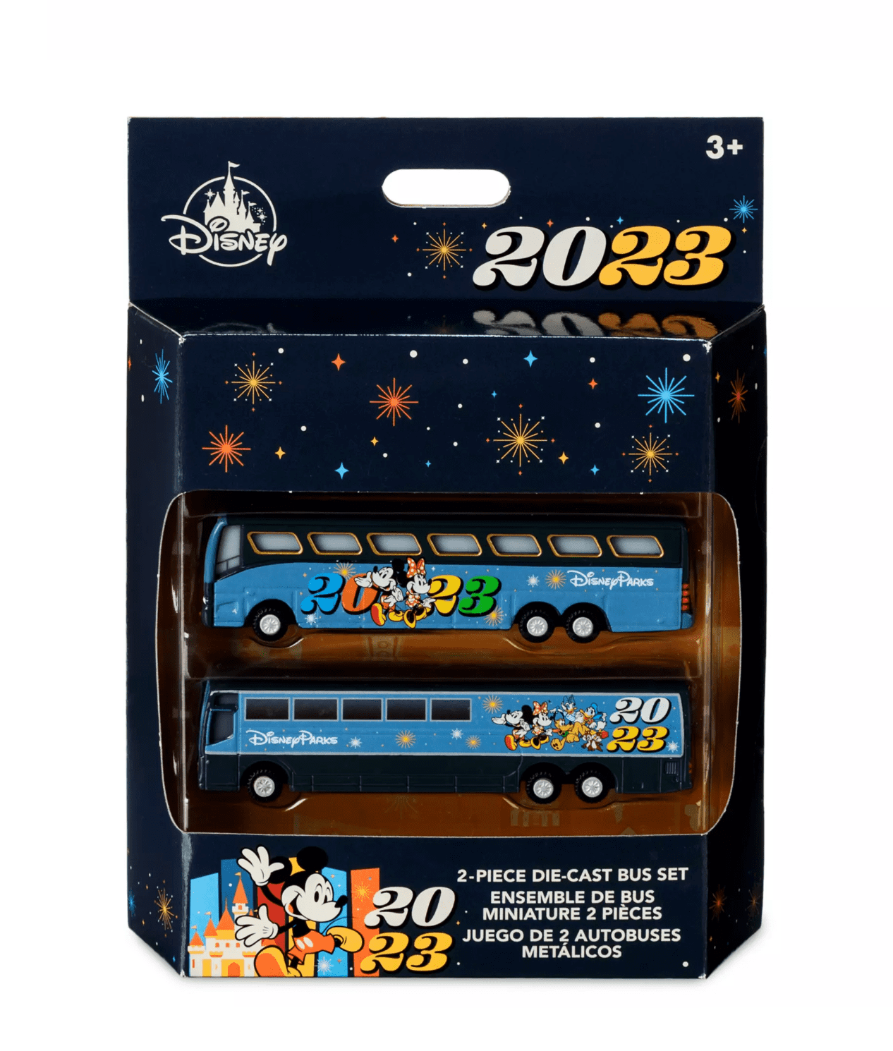 Disney Theme Park Collection TRANSPORT BUS Die Cast Vehicle MICKEY & GOOFY  New!