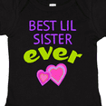 thumbnail image 4 of Inktastic Best Lil Sister Ever Girls Baby Bodysuit, 4 of 5