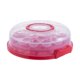 thumbnail image 2 of Contenedor para guardar pasteles con tapa, para guardar cupcakes, huevos y transportar pasteles Rojo, 2 of 9