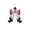 Snowman, variant on Gingerbread Christmas Character Bow Ornament, Fabric Hanging Decoration with Cartoon Face and Festive Bow Tails for Christmas Tree Door Wreath Wall Holiday Home Decor, 9.06 Inch