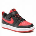 thumbnail image 2 of Nike Boy's Court Borough Low 2 (Little Kid) Black/University Red/White 1 Little Kid M, 2 of 5