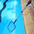thumbnail image 3 of Red de skimmer de piscina con remoción de poste telescópico Rastrillo de hojas Estanques de piscina Herramienta de limpieza rápida con para limpiar sobre el suelo Piscina enterrada Bañera de hidromasa yeacher estándar, 3 of 6
