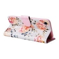 thumbnail image 6 of Wallet Case for iPhone 7 / 8 / SE 2020 / SE 2022 with RFID Blocking Credit Card Slots Holder, Cute Patterned Gold Brushing Magnetic Flip Kickstand Wrist Strap Cover, Rural Rose, 6 of 8