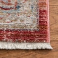 thumbnail image 4 of SAFAVIEH Kenitra Zlata Floral Bordered Polyester Area Rug, Red/Blue, 4' x 6', 4 of 7