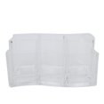 thumbnail image 1 of Caja organizadora de escritorio, soporte para brochas de maquillaje, acrílico transparente multifuncional, 6 ranuras, 1 of 5