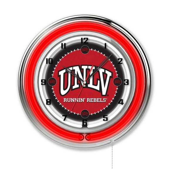 University of Nevada Las Vegas 19" Double Neon Wall Clock