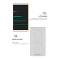 thumbnail image 4 of Multi-Function Electronic Calendar Desktop Calendar LCD Handwriting Board Office Memo Desktop Ornament Calendar,Black, 4 of 10