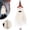 A_Orange, variant on Hanging Ghosts Halloween Decor, Halloween Decorations Outdoor, Cute Ghost Witch Hat for Patio Yard Front Porch Tree House Party, Black Hat