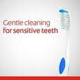 thumbnail image 3 of Colgate 360 Sensitive Pro Relief Toothbrush, 2 Count Value Pack, Extra Soft Bristles For Sensitive Teeth & Gums With Cheek & Tongue Cleaner & Comfortable Ergonomic Handle, Assorted Colors Tooth Brush, 3 of 7