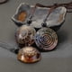 thumbnail image 3 of Chakra Healing Crystal Stone Necklace Ammonite Fossil Natural Round Gemstone Spiral Protection Amulet Pendant Necklace For Women Men Jewellery, 3 of 5