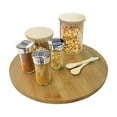 thumbnail image 1 of JS Gourmet - Bamboo Lazy Susan Turntable Tray, 14" Diameter, 1 of 2