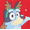 Bluey, variant on Lilo and Stitch Happy Stitchmas Girls Graphic Tee with Short Sleeves, Sizes 4-16