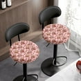 thumbnail image 3 of ZIATUBLE Sloth Strawberry Bar Stool Cover Slipcovers Non Slip Chairs Decorative Cover 12-14 Inch Wear Resistant Round Stool Dust Covers 2 Pieces Universal Padded Bar Stool Covers Round, 3 of 6