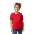thumbnail image 5 of Gildan Toddler Heavy Cotton T-Shirt, Short Sleeve Taped Neck Shirt, Red Tee, Size 5T, 5 of 5