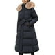 thumbnail image 1 of Gibobby Chamarra larga para mujer, Chamarra con capucha, talla grande(Negro,M), 1 of 4