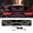 White, variant on MIMIRGB Dynamic Devil's Eye LED Car Sticker Screen, 13.8" x 4.72" USB Powered Truck Windshield Light with 10 Flashing Modes and One-Key Control, Slim Decor for Auto Rear Window and Party Room