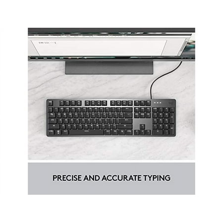 Logitech - K845 Full-size Wired Mechanical Tactile Keyboard - Graphite