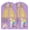 Lavender Purple, variant on Dance Costume Bags Garment Bag 40 Inch Hanging Clothes for Dance Competitions, with 3 Medium Clear Zipper Pockets for Dance Costumes, Closet Storage (Purple)-2 Pack