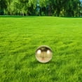 thumbnail image 1 of unbranded Sphères Réfléchissantes Extérieures 1Pcs Boule en Acier Inoxydable Dorée Creuse pour Jardin, 1 of 4