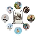 thumbnail image 6 of Honeii Cow 1 Print Drawstring Backpack,Drawstring Bags String Backpack Gym Cinch Sack Backpack Sport Bag Draw-Small, 6 of 6