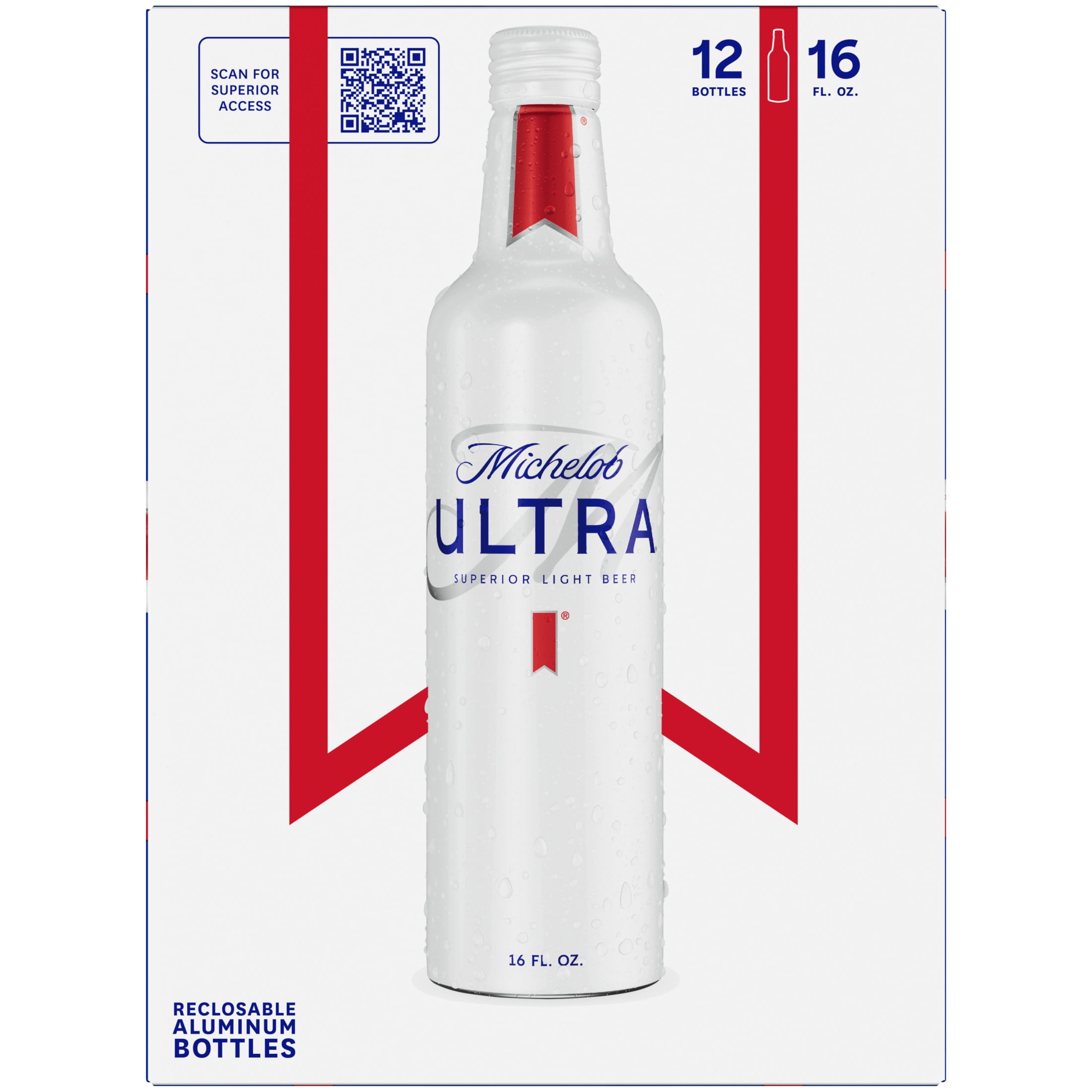 Michelob Ultra 16 oz Aluminum Bottle