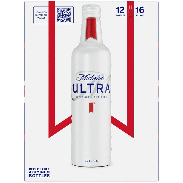 Michelob Ultra Beer, Superior Light 16 fl oz, Beer