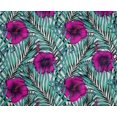 thumbnail image 5 of oneOone Tissu Polyester Lycra Rose Fuchsia Matériel de Robe Tropical Tissu Imprimé Tissu au Mètre 56 Pouces de Large, 5 of 5