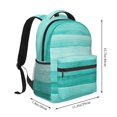 thumbnail image 2 of Xecao Teal Turquoise Backpack, a stylish and functional choice for both men and women, is the perfect basic bookbag for college, work, or travel, 2 of 5
