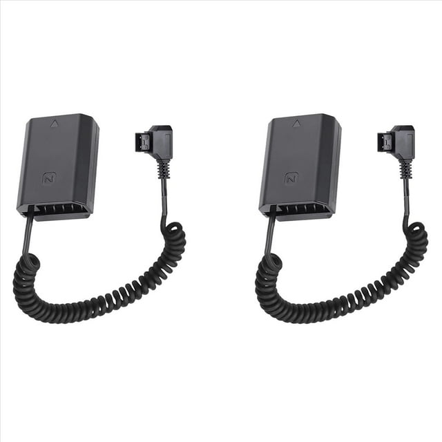 2X Batería Simulada NP FZ100 A D-Tap para Batería BP V-Mount para A7r3/A7M3/A7S3/Fx3 A9