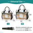 thumbnail image 4 of FORMRS Insulated Lunch Bag Unisex Large Capacity with Shoulder Strap, Cute Halloween Pumpkins, 4 of 6
