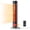 Silver, variant on SHOUFTW 32" Electric Ceramic Space Heater for Indoor Use, 1500W Tower Heater for Home Office, 60° Oscillation with Remote, Adjustable Thermostat, 15H Timer, Gold
