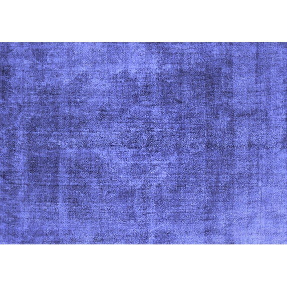 Ahgly Company Indoor Rectangle Oriental Blue Industrial Area Rugs, 4' x 6'
