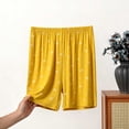 thumbnail image 2 of yillto Women's Plus Size Pajama Shorts Elastic Waist Loungewear Loose Bottoms Soft Comfy Sleepwear Pjs, 2 of 5