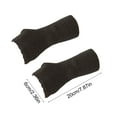 thumbnail image 3 of LmnLft Women's Fingerless Arm Warmers, Fashion Knit Glove Sleeves with Thumb Hole, Stretchy Arm Covers for Cool Weather, 3 of 7