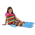 thumbnail image 2 of Snuggie Tails Rainbow Fish Blanket For Kids, 2 of 4