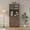 brown, variant on Multi-Functional Pantry Coffee Cabinet with Storage, 72" Modern Wood Kitchen Bar Cabinet Hutch with 4 Glass Doors & 1 Drawer, Stand Alone Food Pantry Organizer for Dining Room & Home