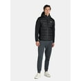 thumbnail image 3 of Reebok Men's and Big Men's Quilted Mixed Fabric Jacket, Sizes S-3XL, 3 of 5