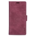 thumbnail image 5 of iPhone 13 Case 6.1", Premium Leather Wallet Case with Card Holder Magnetic Folio Flip Kickstand Protective Cover, Winered, 5 of 8