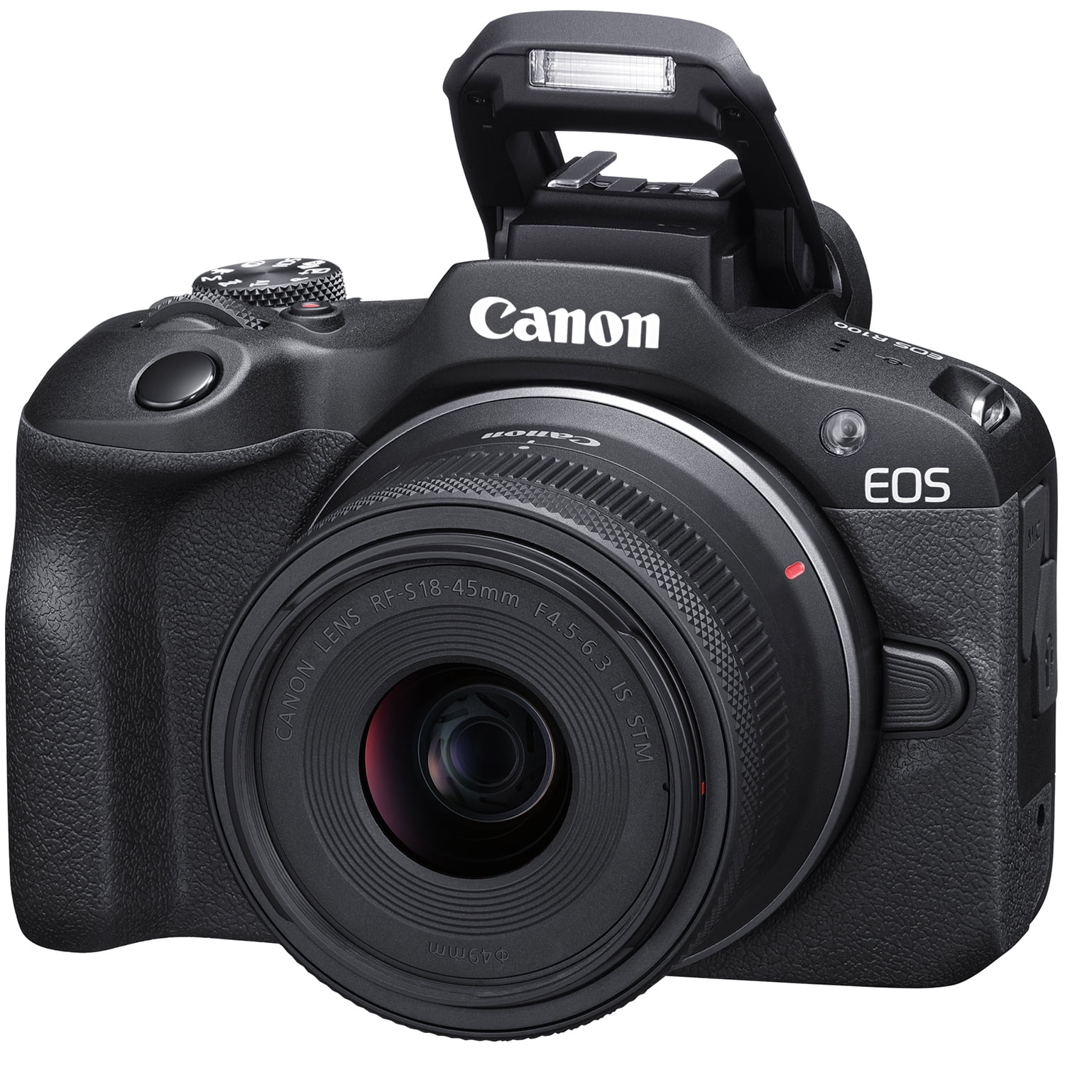 Canon, Mirrorless Camera Kit, EOS R100 w/RF75-300mm + RF-S18-45mm