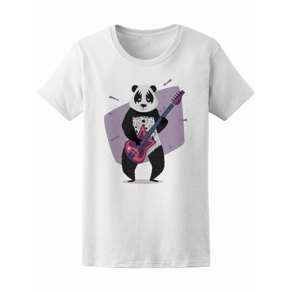 Cool Grunge Rocker Panda Tee Women's -Image by Shutterstock