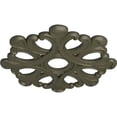 thumbnail image 3 of Ekena Millwork 20 7/8"OD x 3 5/8"ID x 1"P Angel Ceiling Medallion (Fits Canopies up to 4 3/8"), Hand-Painted Witch Hazel, 3 of 7