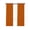 Orange, variant on Burnt Orange Blackout Curtains 39 Inches Length, Fall Autumn Thanksgiving Farmhouse Solid Color Window Treatment Thermal Insulated Drapes for Bedroom Living Room 2 Panels 55x39 Inches