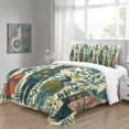 thumbnail image 4 of Bedding Sets 3D Strange Plants and Animals Printed Quilt Cover Set Creative Bed Gift,Queen (90"x90"), 4 of 5