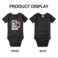 thumbnail image 5 of It's In My DNA Japanese Flag Country Pride Cute Baby Bodysuit Newborn Clothes Outfits (Black, 12-18 Months), 5 of 5