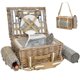 thumbnail image 1 of Cesta de Picnic G GOOD GAIN para 2 con Manta y Bolsa para Vino Gris, 1 of 6